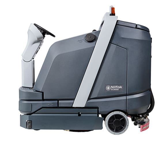 Equipamento Nilfisk em operação
